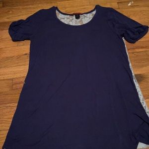 Navy blue too with lace back